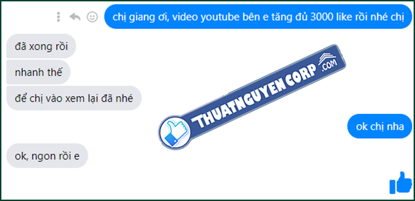 feedback dich vu tang like youtube