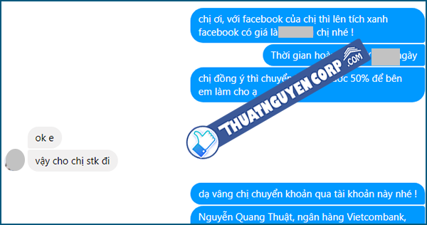 feedback dich vu tich xanh facebook