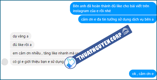 feedback dich vu tang like bai viet instagram